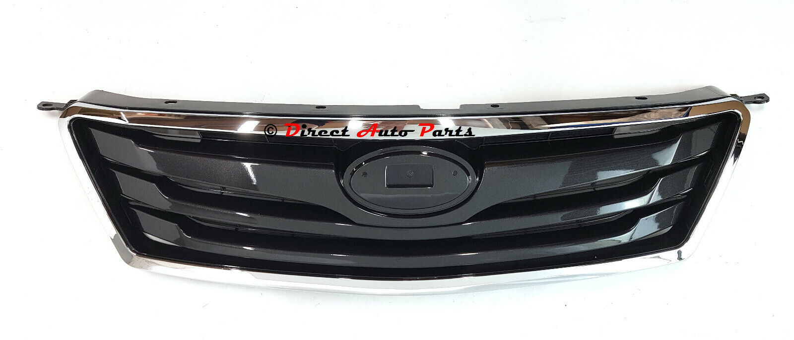 NEW-FRONT-TOP-GRILLE-MESH-CHROME-BLACK-for-SUBARU-OUTBACK-BR-92009-2012-222571214594